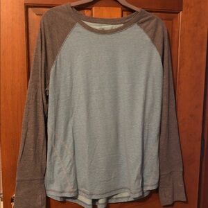 Tek Gear Blue and Gray Long Sleeve Shirt